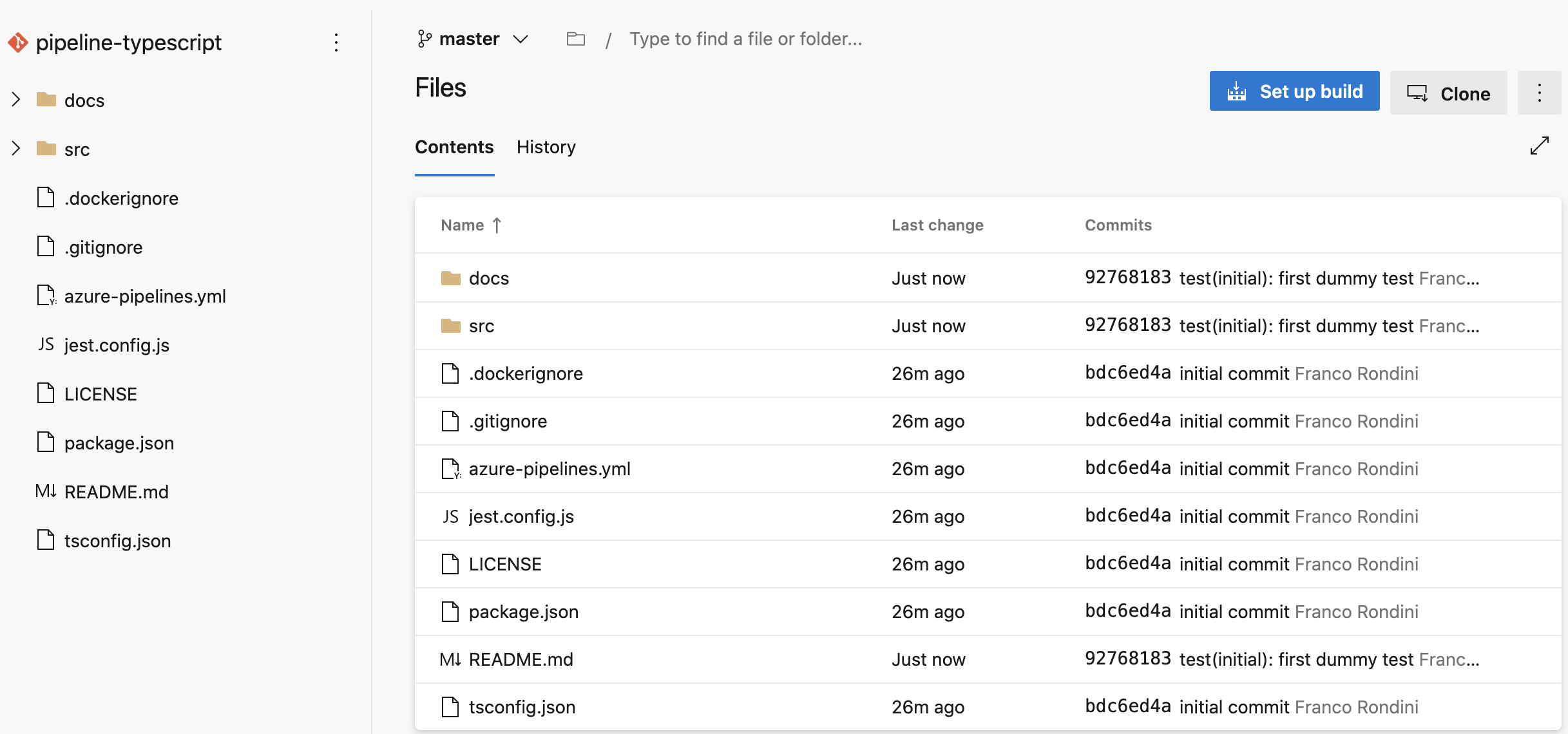 setup-build-and-tests-on-azure-pipelines-pipeline-typescript